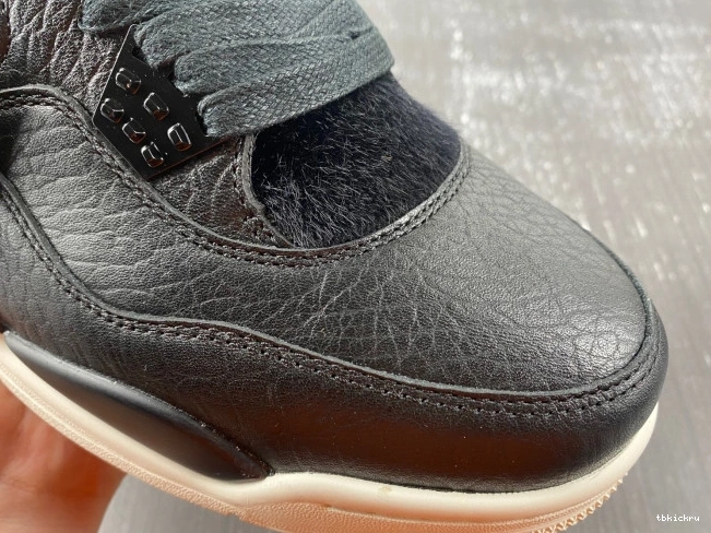 Reps TBkick Black 4 Pony 819139-010 Jordan Retro Hair 0629